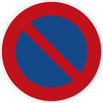 Eingeschraenktes Halteverbot Verkehrszeichen 286