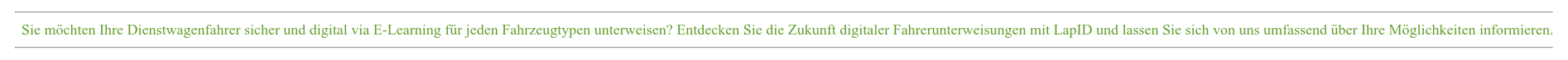 Informieren Sie sich hier zum eLearning zur Fahrerunterweisung nach UVV und gestalten Sie die Prozesse in Ihrem Fuhrpark einfach und effizient.