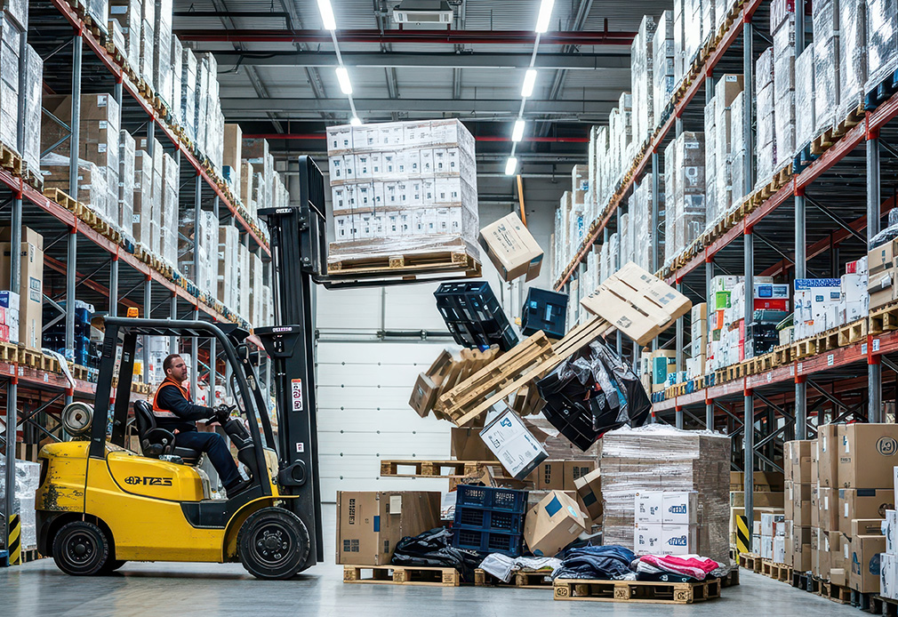 Gabelstapler: Gefährdung und Unfallursachentrags