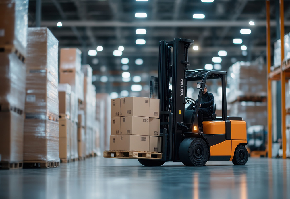 Jährliche Unterweisung bei Gabelstaplerfahrern