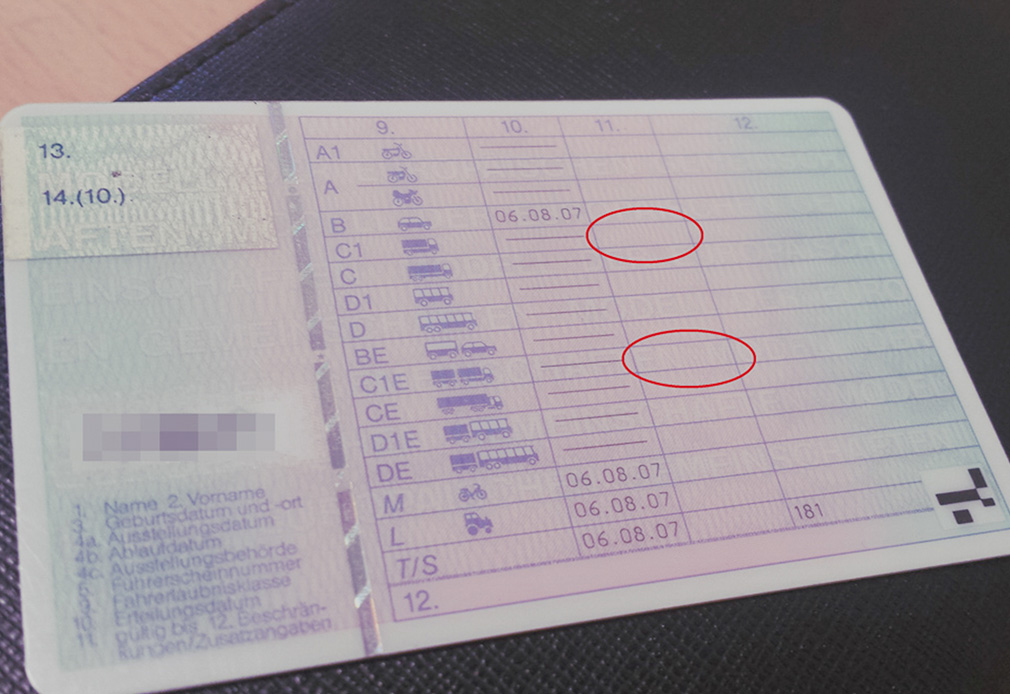 Führerschein C1 und C1E: Gültigkeit, Ablauf, Kosten und Strafe